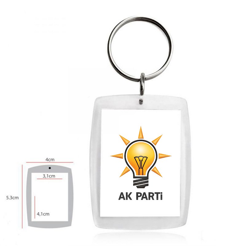Ak Parti Logolu Anahtarlık