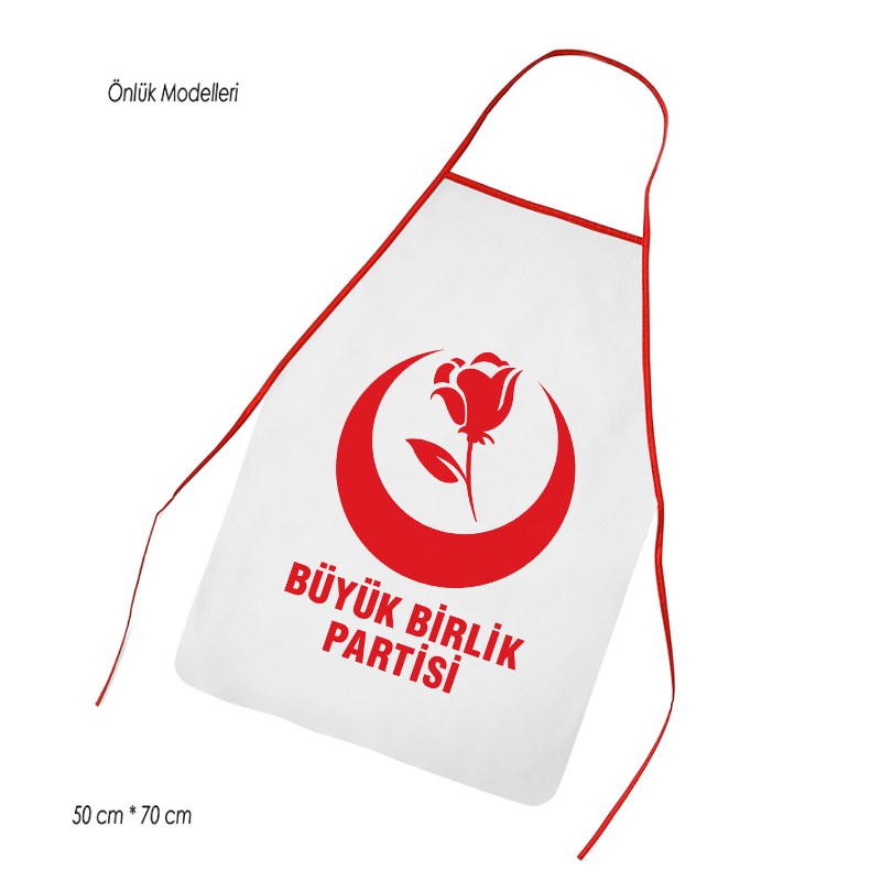 Büyük Birlik Partisi Logo Baskılı Önlük