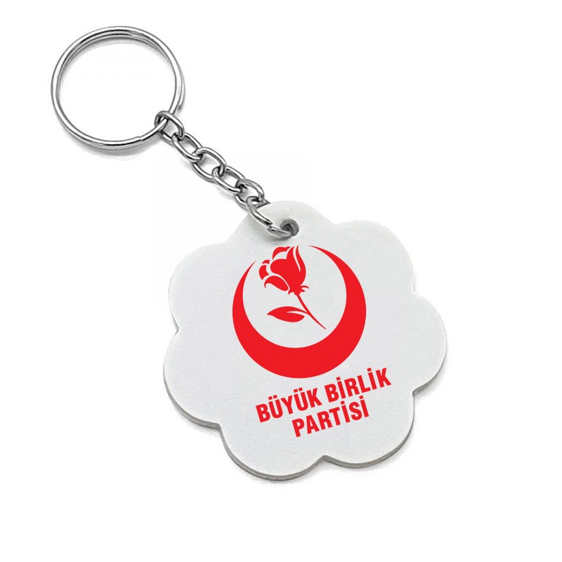 Büyük Birlik Partisi Logolu Anahtarlık