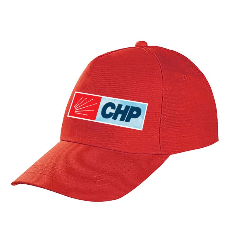 CHP Logo Baskılı Şapka
