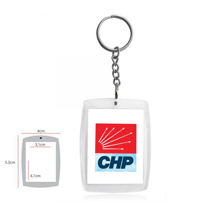 CHP Logolu Anahtarlık