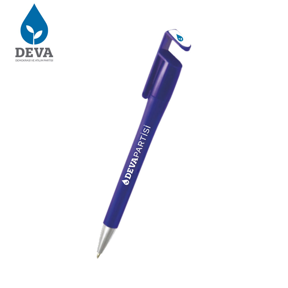 Deva Partisi Logolu Plastik Tükenmez Kalem
