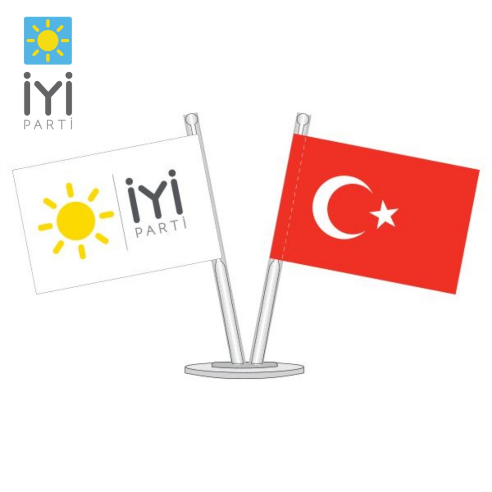 İyi Partisi Masa Bayrağı