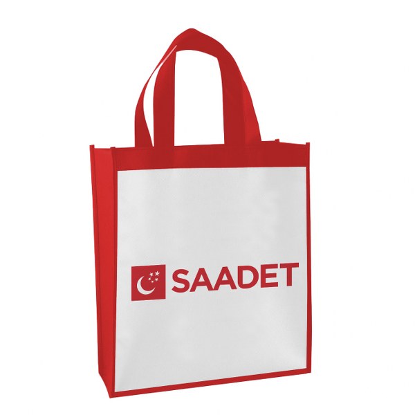 Saadet Partisi Elyaf Bez Çanta