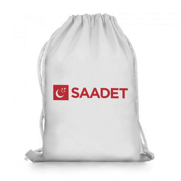 Saadet Partisi Elyaf Bez Çanta