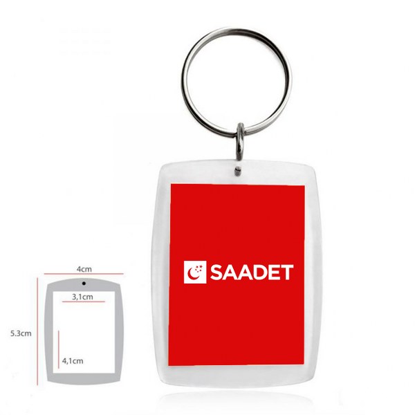 Saadet Partisi Logolu Anahtarlık