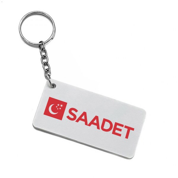 Saadet Partisi Logolu Anahtarlık